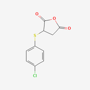 molecular formula C10H7ClO3S B3032891 3-(4-Chlorophenyl)sulfanyloxolane-2,5-dione CAS No. 61607-29-2