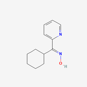 molecular formula C12H16N2O B3032894 Cyclohexyl(2-pyridyl)methanone oxime CAS No. 61890-43-5