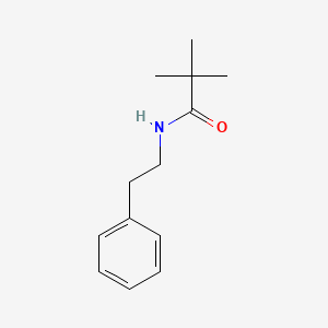 molecular formula C13H19NO B3032899 2,2-Dimethyl-N-(2-phenylethyl)propanamide CAS No. 62056-54-6
