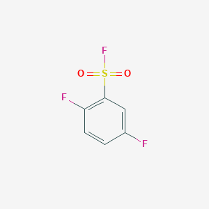 molecular formula C6H3F3O2S B3032900 2,5-Difluorobenzene-1-sulfonyl fluoride CAS No. 62094-86-4
