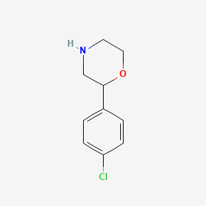 molecular formula C10H12ClNO B3032904 2-(4-Chlorophenyl)morpholine CAS No. 62243-66-7