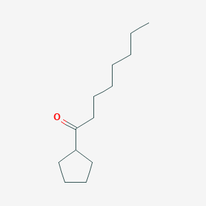 molecular formula C13H24O B3032908 1-Cyclopentyloctan-1-one CAS No. 62444-53-5