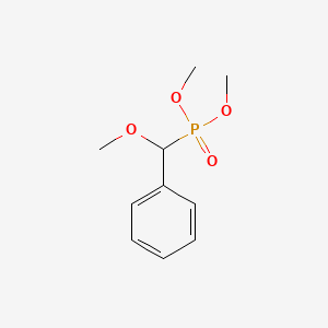 molecular formula C10H15O4P B3032909 Dimethyl methoxy(phenyl)methylphosphonate CAS No. 62456-45-5