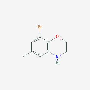 molecular formula C9H10BrNO B3032912 8-Bromo-6-methyl-3,4-dihydro-2h-1,4-benzoxazine CAS No. 625394-68-5