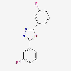 2,5-Bis(3-fluorophenyl)-1,3,4-oxadiazole