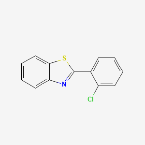 molecular formula C13H8ClNS B3032917 2-(2-Chlorophenyl)-1,3-benzothiazole CAS No. 6269-46-1