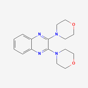 molecular formula C16H20N4O2 B3032930 2,3-Dimorpholinoquinoxaline CAS No. 6307-64-8