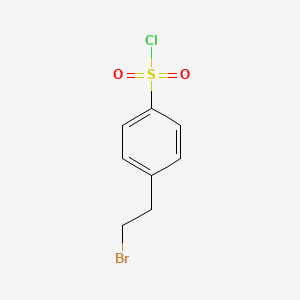 molecular formula C8H8BrClO2S B3032949 4-(2-Bromoethyl)benzenesulfonyl chloride CAS No. 64062-91-5