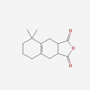 molecular formula C14H18O3 B3032963 5,5-Dimethyl-3a,4,5,6,7,8,9,9a-octahydronaphtho[2,3-c]furan-1,3-dione CAS No. 65094-68-0