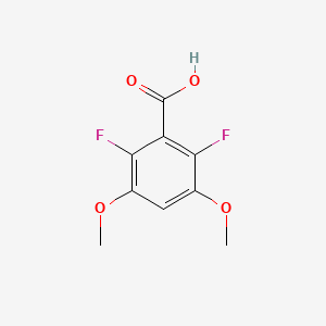 molecular formula C9H8F2O4 B3032965 2,6-Difluoro-3,5-dimethoxybenzoic acid CAS No. 651734-56-4