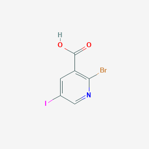 molecular formula C6H3BrINO2 B3032969 2-Bromo-5-iodonicotinic acid CAS No. 65550-80-3