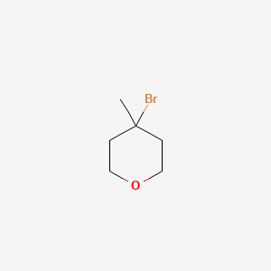 molecular formula C6H11BrO B3032975 4-溴-4-甲基四氢吡喃 CAS No. 66299-88-5
