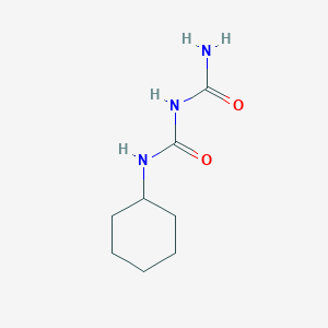 B3032991 N-cyclohexyldicarbonimidic diamide CAS No. 68498-52-2