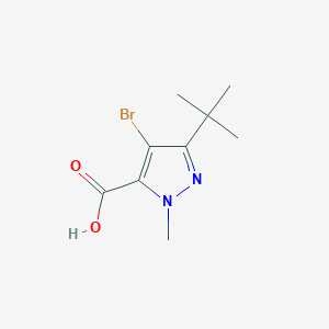 4-bromo-3-tert-butyl-1-methyl-1H-pyrazole-5-carboxylic acid