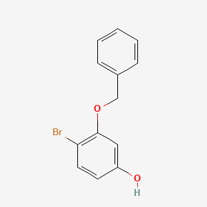 molecular formula C13H11BrO2 B3033013 3-(Benzyloxy)-4-bromophenol CAS No. 70120-18-2