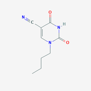 1-Butyl-2,4-dioxo-1,2,3,4-tetrahydropyrimidine-5-carbonitrile