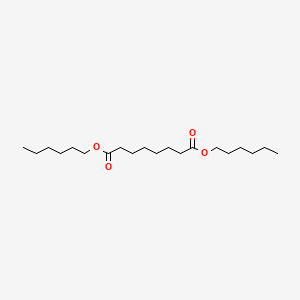 molecular formula C20H38O4 B3033030 Octanedioic acid, dihexyl ester CAS No. 72630-13-8
