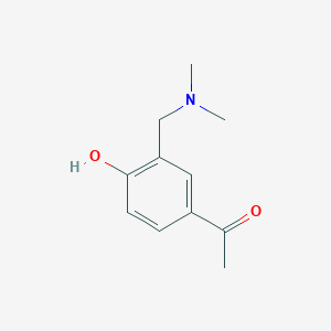 molecular formula C11H15NO2 B3033036 1-[3-[(Dimethylamino)methyl]-4-hydroxyphenyl]ethanone CAS No. 73096-98-7