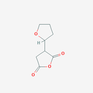 molecular formula C8H10O4 B3033042 3-(Oxolan-2-yl)oxolane-2,5-dione CAS No. 7370-72-1