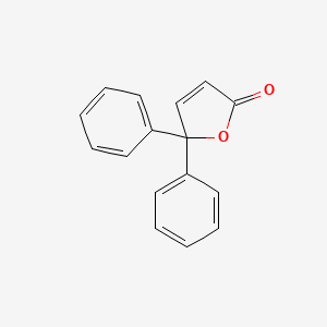 molecular formula C16H12O2 B3033052 5,5-Diphenyl-2(5H)-furanone CAS No. 7477-77-2