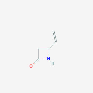 molecular formula C5H7NO B3033054 4-Ethenylazetidin-2-one CAS No. 7486-94-4