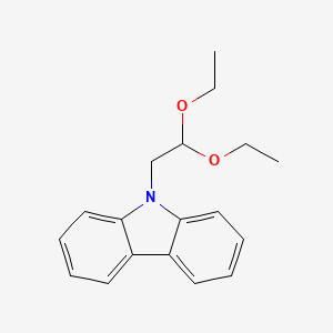 molecular formula C18H21NO2 B3033055 9-(2,2-diethoxyethyl)-9H-carbazole CAS No. 74914-81-1