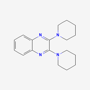 molecular formula C18H24N4 B3033059 2,3-Dipiperidinoquinoxaline CAS No. 75163-14-3