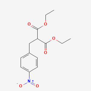 molecular formula C14H17NO6 B3033062 Diethyl 2-(4-nitrobenzyl)malonate CAS No. 7598-70-1
