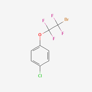 molecular formula C8H4BrClF4O B3033102 1-(2-Bromo-1,1,2,2-tetrafluoroethoxy)-4-chlorobenzene CAS No. 83015-29-6