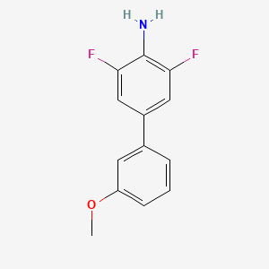 3,5-Difluoro-3'-methoxy-[1,1'-biphenyl]-4-amine