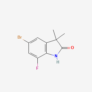 5-Bromo-7-fluoro-3,3-dimethylindolin-2-one
