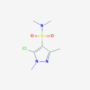 molecular formula C7H12ClN3O2S B3033138 5-chloro-N,N,1,3-tetramethyl-1H-pyrazole-4-sulfonamide CAS No. 88398-94-1