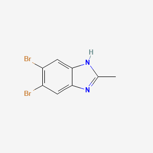 molecular formula C8H6Br2N2 B3033158 5,6-dibromo-2-methyl-1H-benzo[d]imidazole CAS No. 89664-13-1