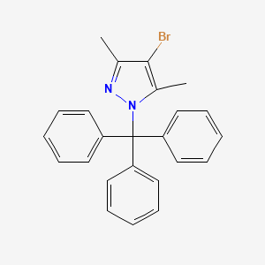 molecular formula C24H21BrN2 B3033175 4-Bromo-3,5-dimethyl-1-trityl-1H-pyrazole CAS No. 919802-98-5