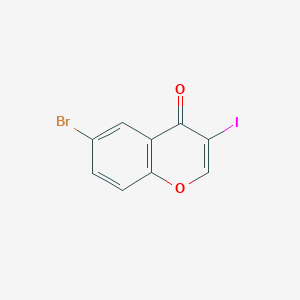 molecular formula C9H4BrIO2 B3033195 6-Bromo-3-iodo-4H-chromen-4-one CAS No. 942474-12-6