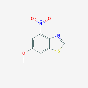 molecular formula C8H6N2O3S B303326 4-nitro-6-methoxy-1,3-benzothiazole 