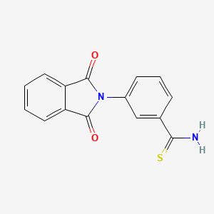 molecular formula C15H10N2O2S B3033280 3-(1,3-Dioxo-1,3-dihydro-2H-isoindol-2-yl)benzenecarbothioamide CAS No. 1016837-64-1