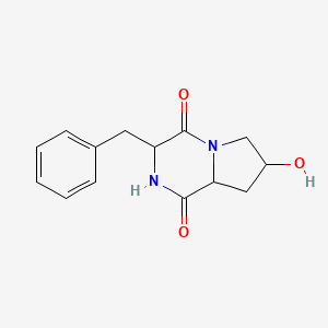 molecular formula C14H16N2O3 B3033284 Cyclo(Phe-Hpro) CAS No. 1016899-94-7