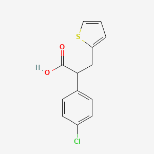 molecular formula C13H11ClO2S B3033292 2-(4-Chlorophenyl)-3-(2-thienyl)propanoic acid CAS No. 1017165-82-0