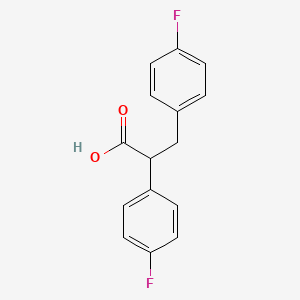 molecular formula C15H12F2O2 B3033308 2,3-Bis(4-fluorophenyl)propanoic acid CAS No. 1017324-10-5