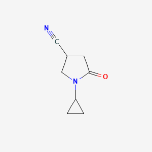 1-Cyclopropyl-5-oxopyrrolidine-3-carbonitrile