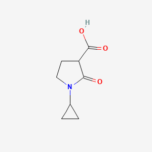 1-Cyclopropyl-2-oxopyrrolidine-3-carboxylic acid