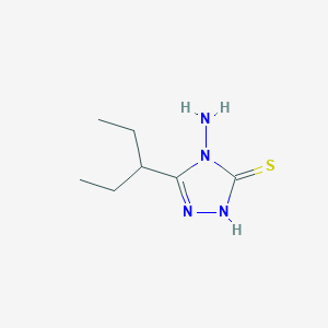 4-amino-5-(pentan-3-yl)-4H-1,2,4-triazole-3-thiol