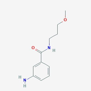 molecular formula C11H16N2O2 B3033345 3-Amino-N-(3-methoxypropyl)benzamide CAS No. 1017795-07-1
