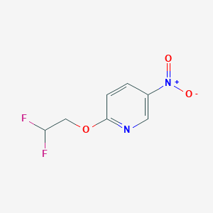 molecular formula C7H6F2N2O3 B3033346 2-(2,2-Difluoroethoxy)-5-nitropyridine CAS No. 1018052-90-8
