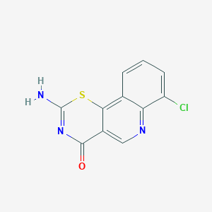 2-amino-7-chloro-4H-[1,3]thiazino[5,6-c]quinolin-4-one
