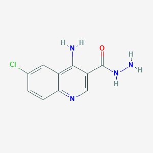 4-Amino-6-chloroquinoline-3-carbohydrazide