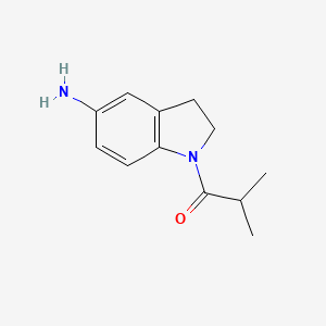 1-Propanone, 1-(5-amino-2,3-dihydro-1H-indol-1-yl)-2-methyl-