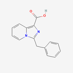molecular formula C15H12N2O2 B3033360 3-Benzylimidazo[1,5-a]pyridine-1-carboxylic acid CAS No. 1018517-02-6