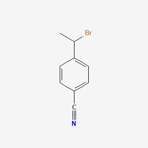 molecular formula C9H8BrN B3033367 4-(1-Bromoethyl)benzonitrile CAS No. 101860-82-6